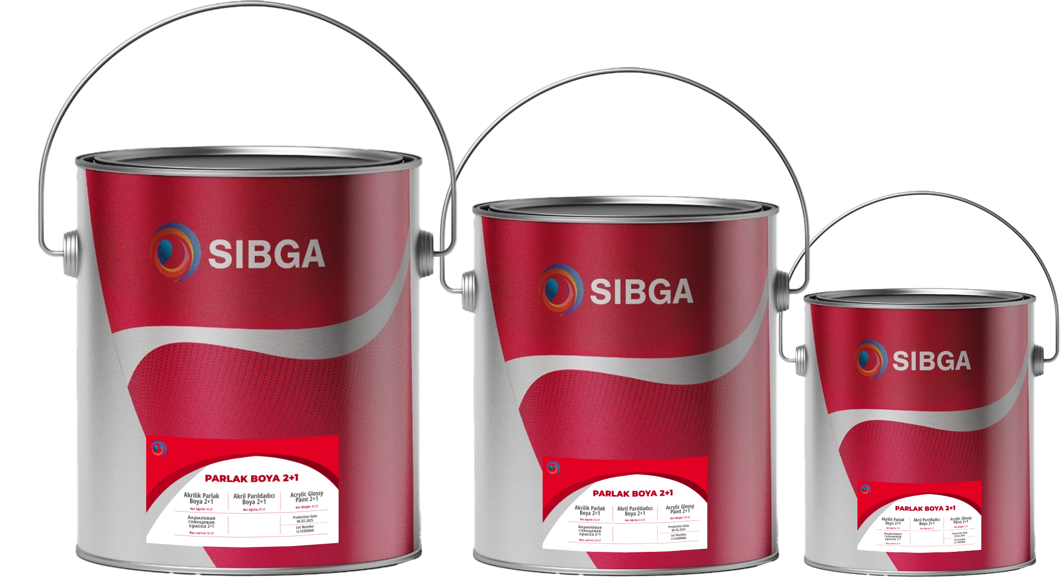 Akrilik Parlak Boya 2+1